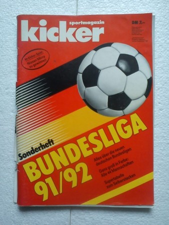 KICKER- BUNDESLIGA 91/92 (232 stran)